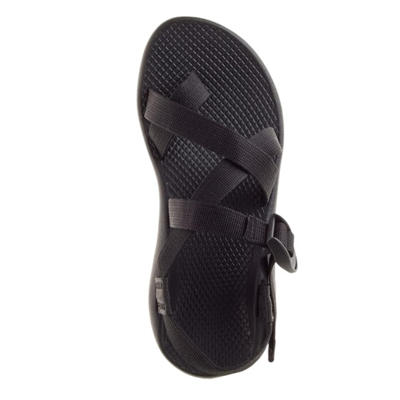 CHACO Z/2 Classic toe loop solid black sandals women’s size 7 - Picture 14 of 17